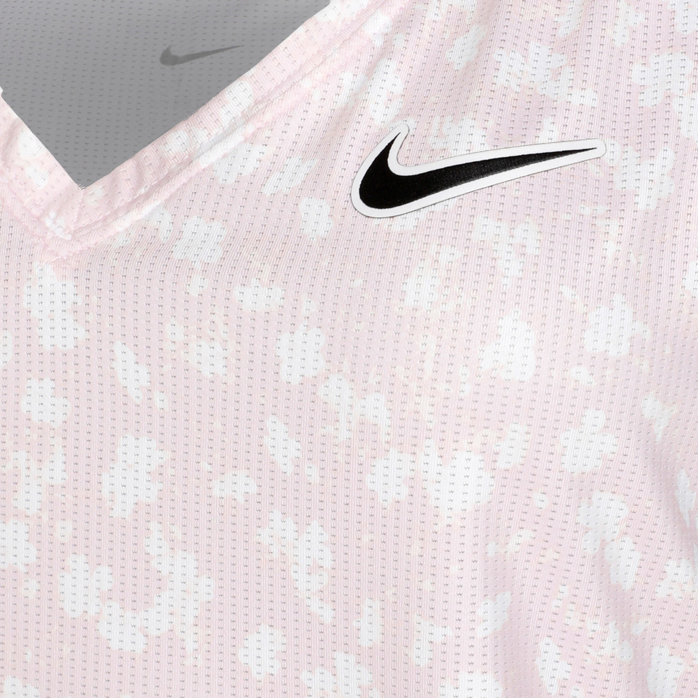 Женская теннисная майка Nike Dri-Fit Victory Printed Tank Top Women - Pink, Black