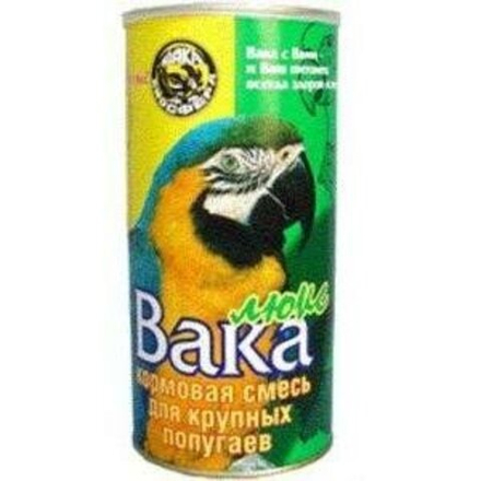 Корм для крупных попугаев ВАКА ЛЮКС, 800г