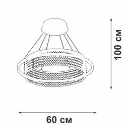 Подвесная люстра Vitaluce V5400 V5400-0/1S