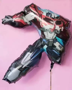 AN Шар Фигура Трансформеры P38 21"/54см w * 23"/57см h (БГ-40)