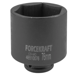 Головка ударная глубокая 3/4'', 76мм (6гр.) FORCEKRAFT FK-46510076