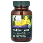 Gaia Herbs, Зверобой, 60 веганских капсул