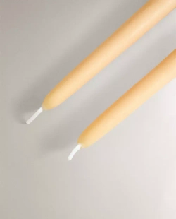 ZARA HOME НАБОР ДЛИННЫХ ДЕКОРАТИВНЫХ СВЕЧЕЙ ( 2 ШТ.), МЕДОВЫЙ