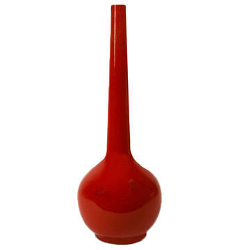 Ваза CERAMICS small neck h45 V2-C115/RED