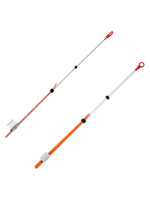 Кивок лавсановый двойной на силиконе Helios NOD S-LS16 (140 мм, жёсткость 0,35) (S-LS163514), 10 штук в комплекте