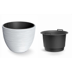 Кашпо Prosperplast Furu d56.9 h44.5 см белый с вкладышем