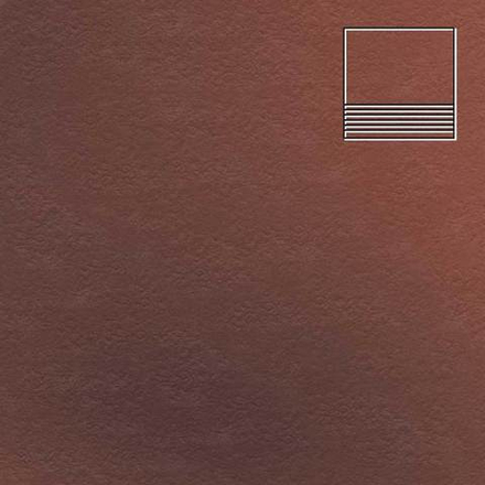 Paradyz Cloud Rosa Duro - Ступень простая структурная с насечками 300x300x8,5