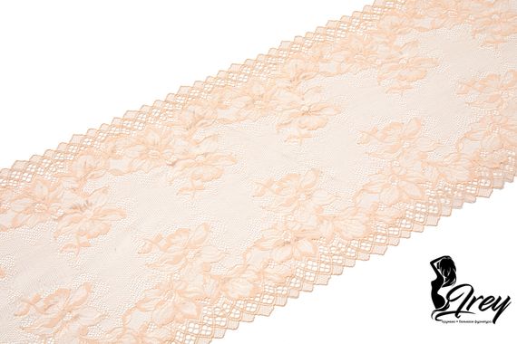 03-277 Кружево эластичное 24 см, телесный 126