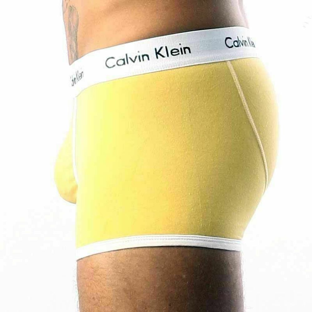 Мужские трусы боксеры желтые Calvin Klein 365 Yellow Boxer