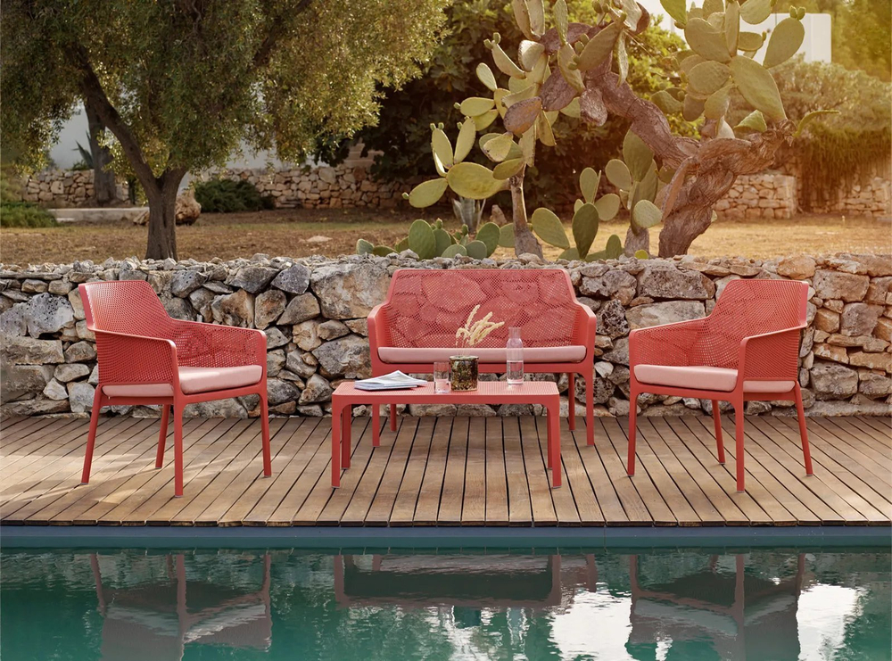 Подушка для дивана, Net Bench, розовый