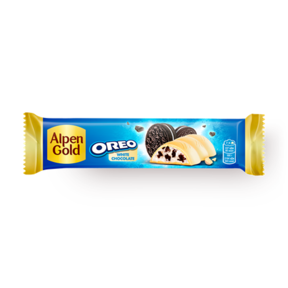 Шоколад белый Alpen Gold Oreo White Chocolate 37 гр