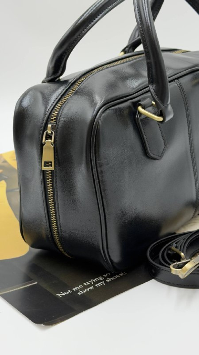 Сумка женская натуральная кожа артикул 628-31 цвет "чёрный"