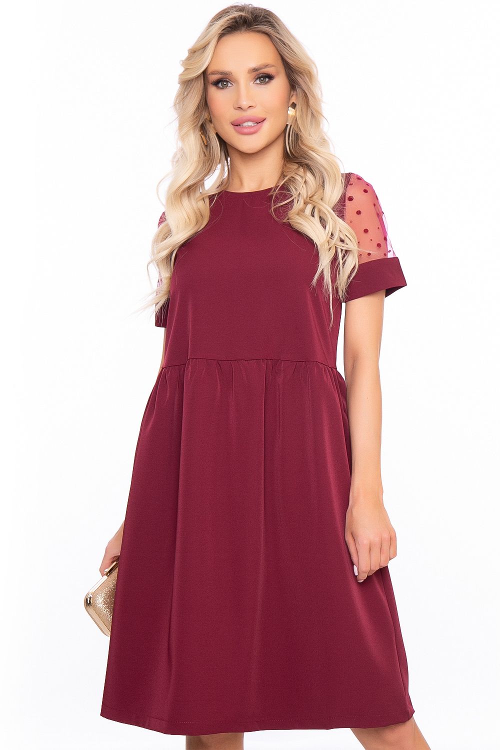 Платье "Богемия" (бордо) П3038 LT Collection (Акция)