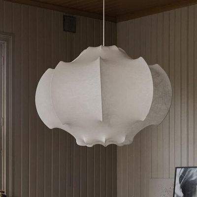 Люстра из перетянутого шелка 🤍