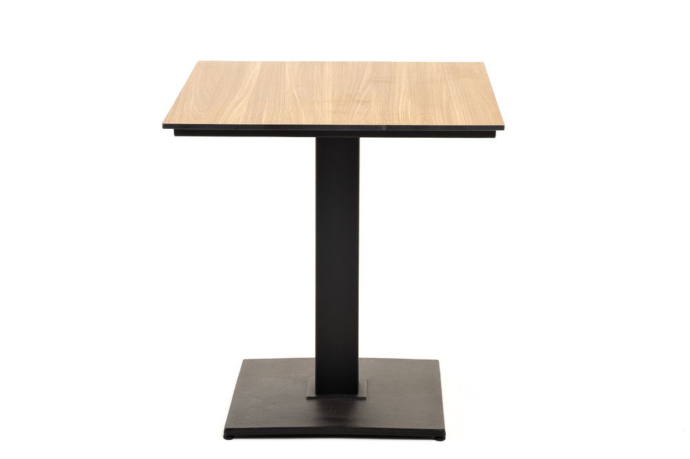 "Каффе" стол из HPL квадратный 70х70см, цвет "дуб"