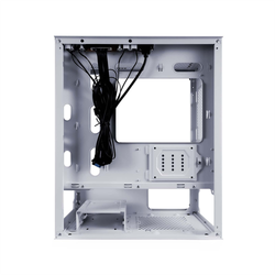 Корпус для компьютера 1STPLAYER Корпус TRILOBITE T3-G White / mATX, TG / 4x 120mm LED fans inc. / T3-G-WH-4F1-W