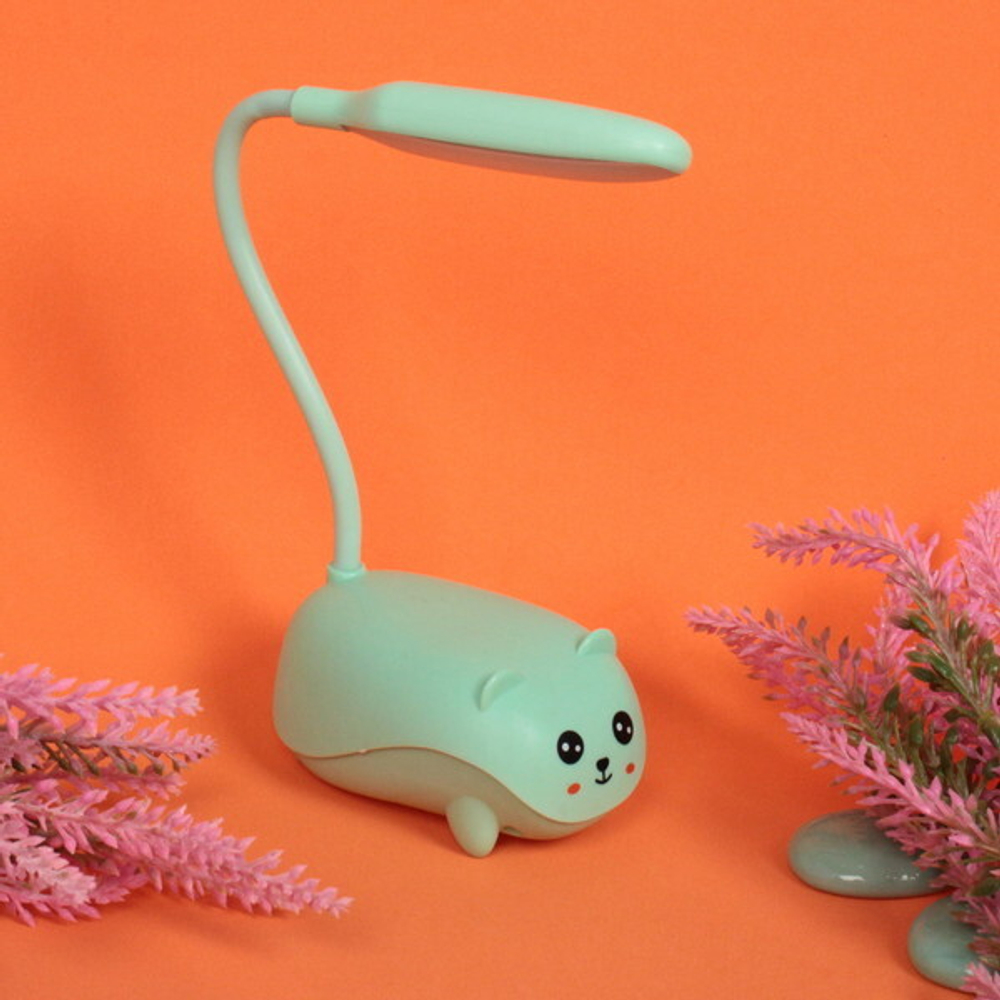 Настольная лампа «Marmalade-Котенок» LED цвет зеленый USB