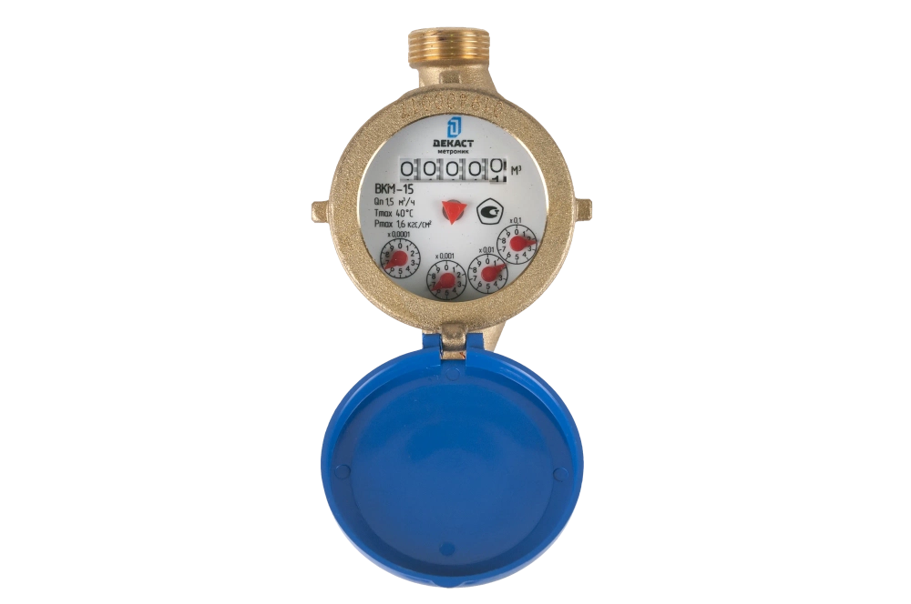 Счётчик воды мокроходный ВКМ mini S, Декаст
