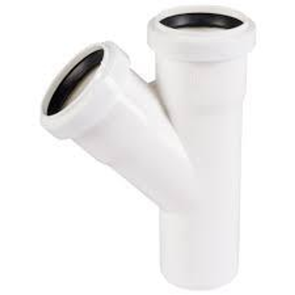 Тройник  ПП 50/50/45, белый  Ostendorf HT 559620