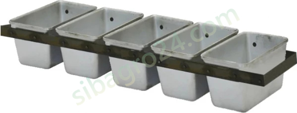 Форма хлебная 5Л11 с ручками, 600*145*100мм