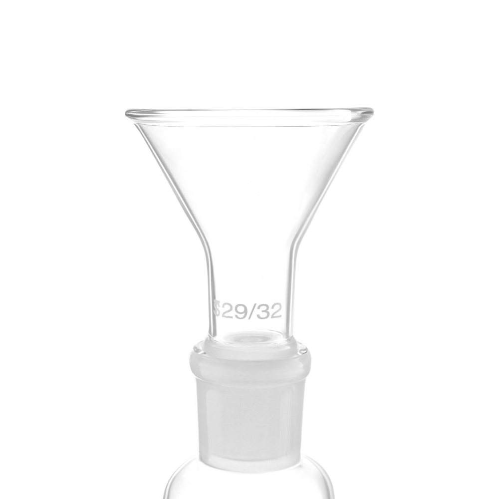 Воронка стеклянная для порошков, 75 мм, шлиф 29/32