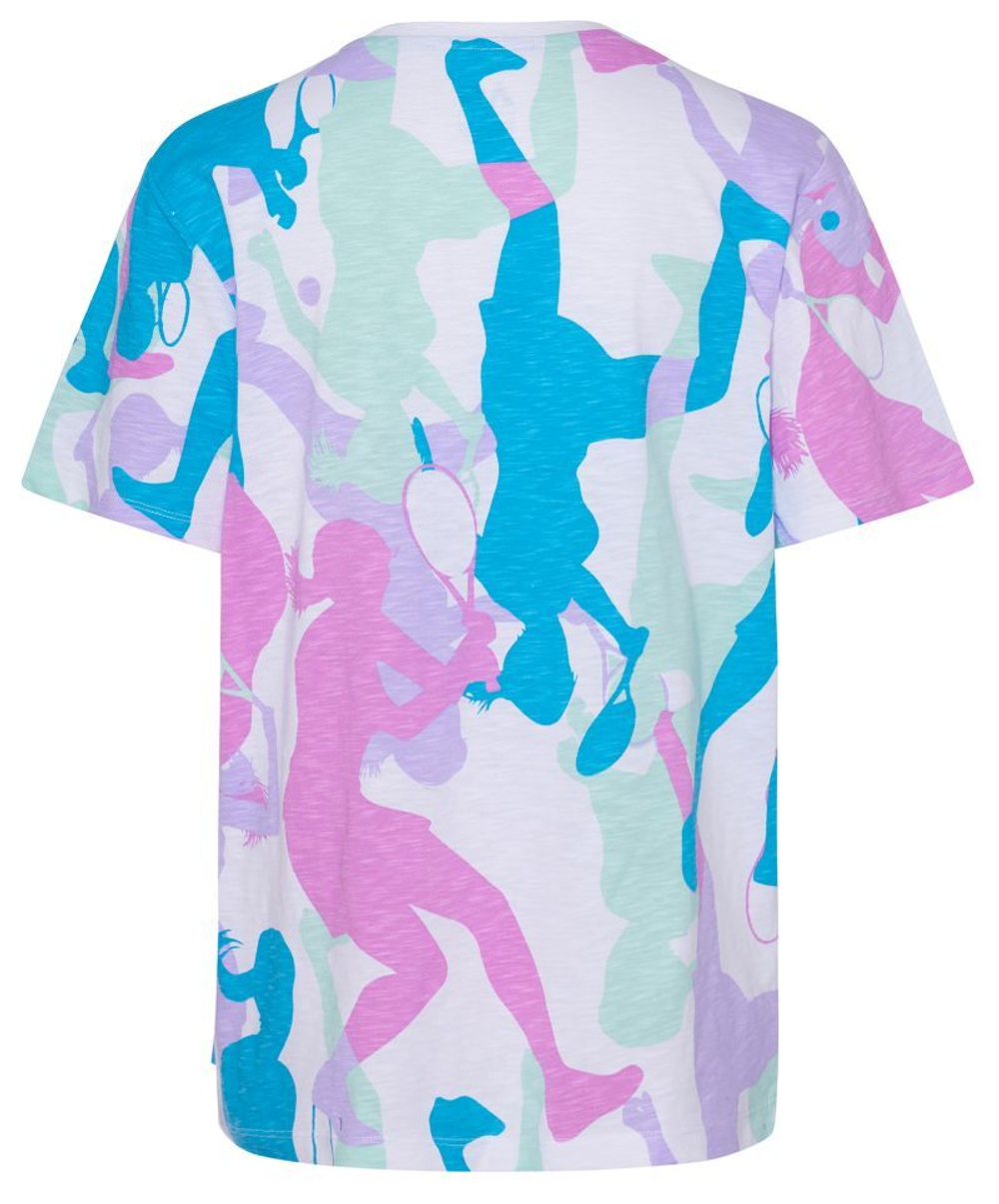 Женская теннисная футболка Australian Open T-Shirt Player Camouflage - разноцветный