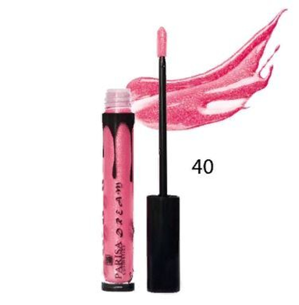 Parisa Блеск для губ Dreams, LG-603, тон №40, Розовое мерцание, 8 мл