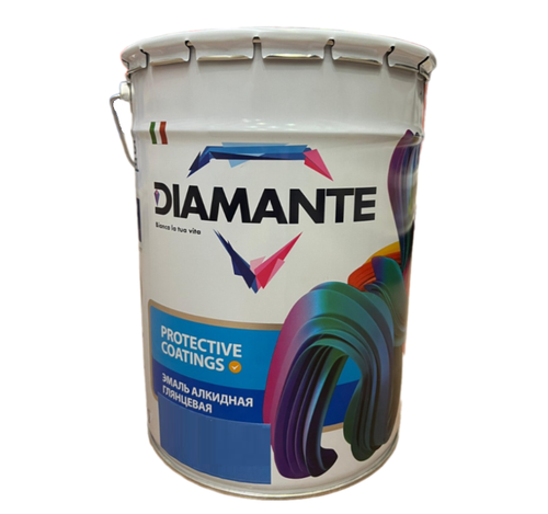 ЭМАЛЬ DIAMANTE АЛКИДНАЯ ГЛЯНЦЕВАЯ D950 JET BLACK 19Л