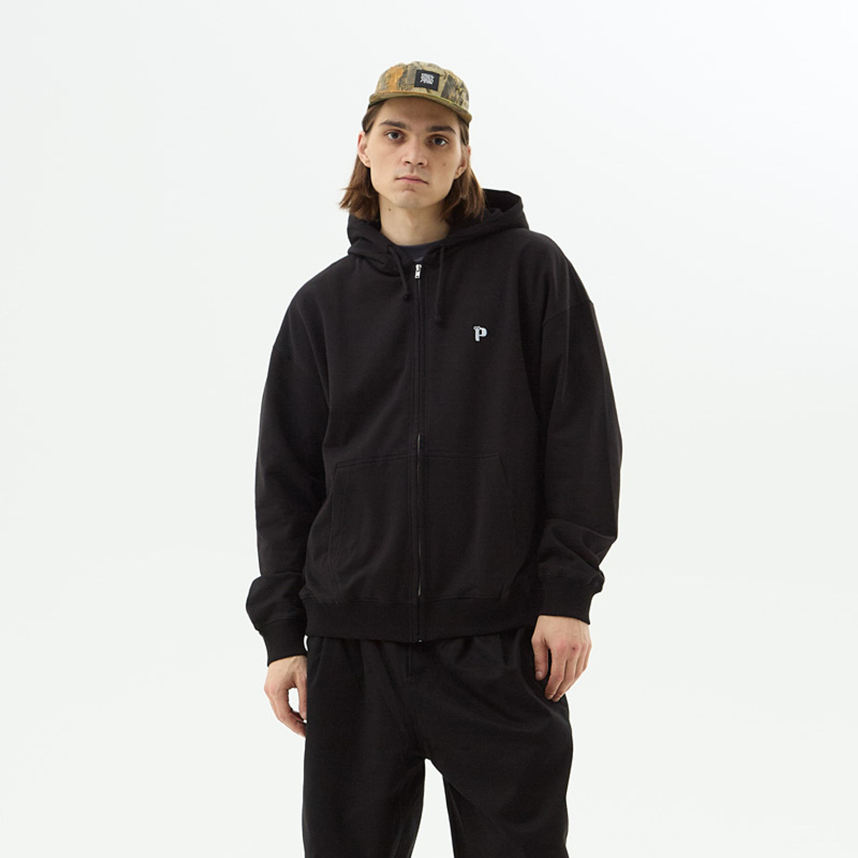 Худи Postaments P Logo LW Zip (black) артикул: - купить в магазине Дайс