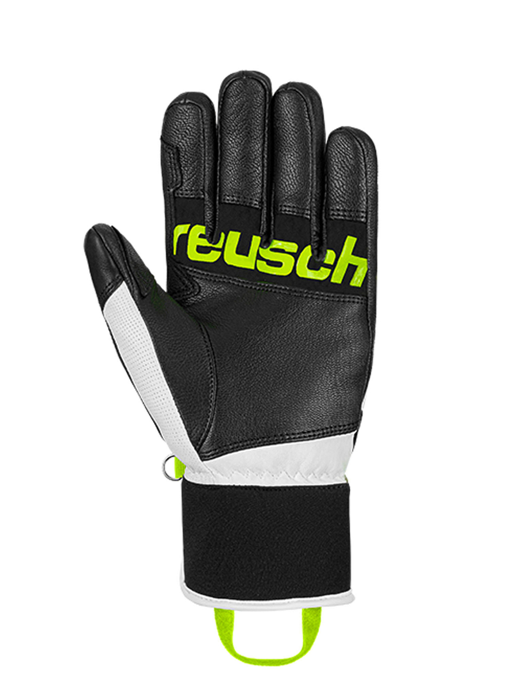 REUSCH 6301101_7746 Перчатки горнолыжные Classic Pro Black/White/Safety Yellow
