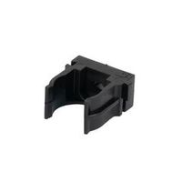 Крепеж-клипса для трубы 20 мм прямого монтажа черная 100 шт