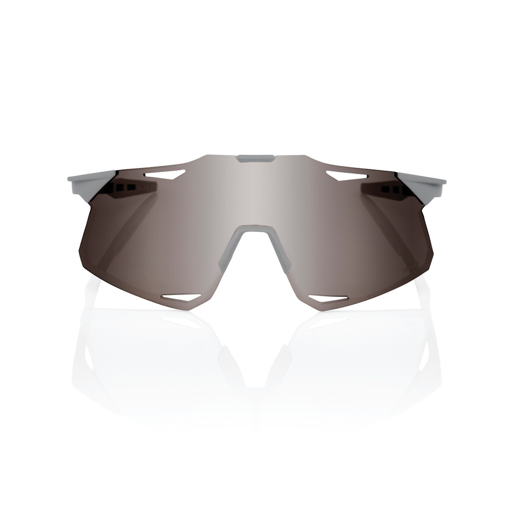 Спортивные очки 100% Hypercraft / Matte Stone Grey / HiPER Silver Mirror Lens