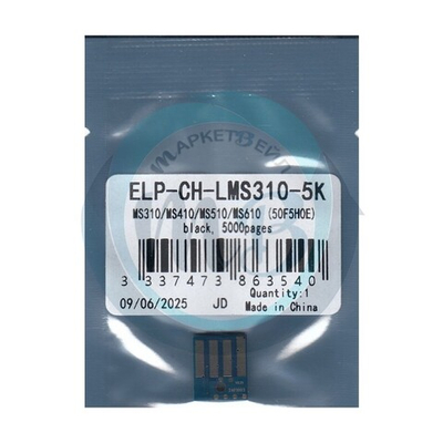 Чип ELP для картриджа Lexmark 50F5H0E/50F5H00, MS310/MS312/MS410/MS415/MS510/MS610 (5K)