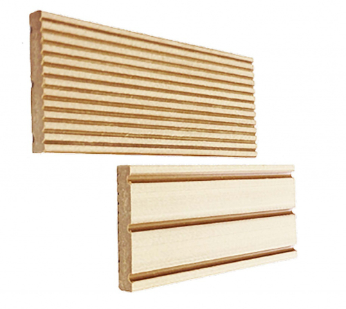 Планка - нащельник отделочная фасадная 65х12х3000 мм белая