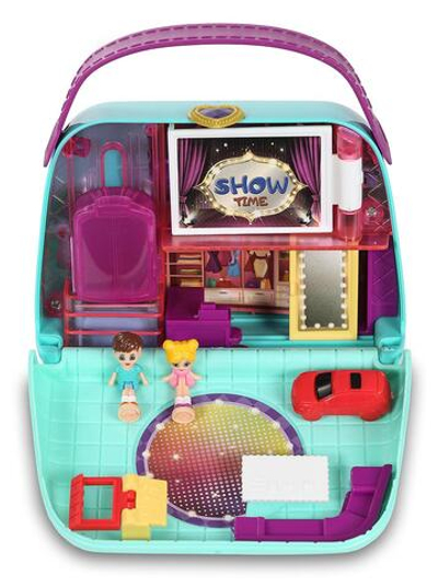 Дом для куклы +2фигурки, коробка QF2916B