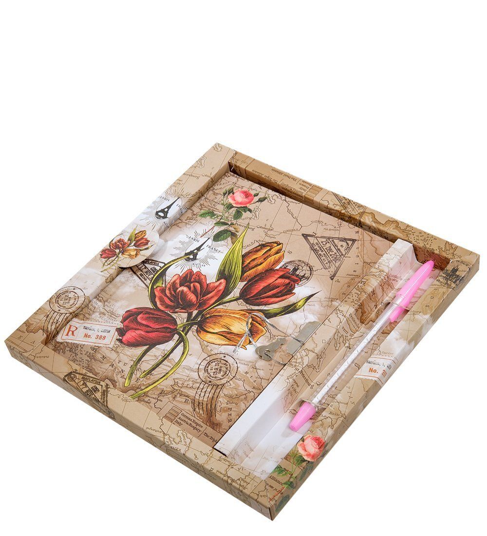 NB-22/3 Блокнот с ручкой «Цветочное очарование»