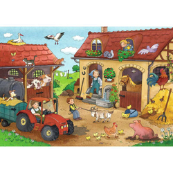 Ravensburger - Работа на ферме 2 x 12 деталей. 075607