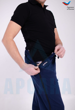 Брюки ортопедические с молниями по бокам. Размер 6XL (60-62).