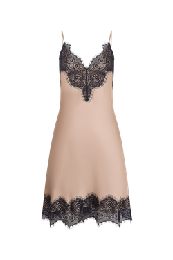 Платье-комбинация (Полночь в Париже), бежевое