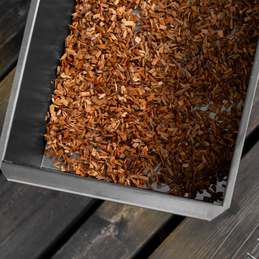 Коптильня двухъярусная 500 x 270 x 175 мм, 0.8 мм, с поддоном, на ножках, Camping Palisad