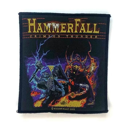 Нашивка Hammerfall Crimson thunder