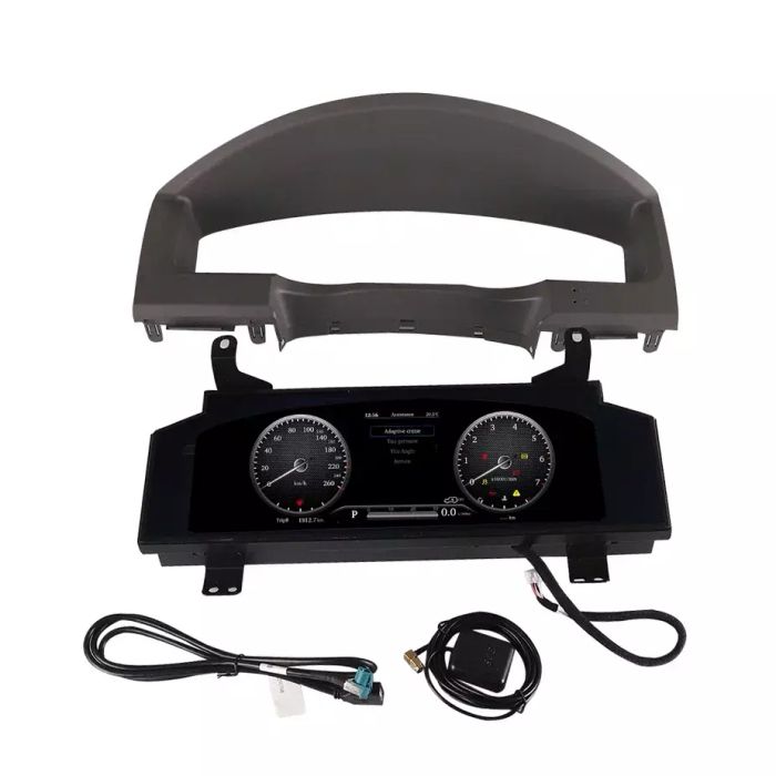 Электронная панель приборов Toyoya Land Cruiser 200 2015-2021 - Kuberg NH-LCD-T02 с сенсорным LCD / ЖК 12.3" экраном QLED