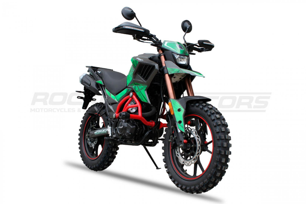 Мотоцикл ROCKOT HOUND OFFROAD 250 LUX (зеленый)