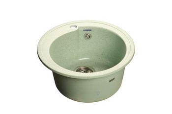 GRANFEST Мойка мрамор RONDO GF-R--450  D=450 мм  салатовый  арт.GF-