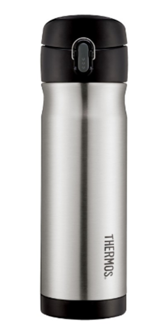 Термокружка THERMOS крышка-клапан, нержавейка JMW-500 SBK Стальной
