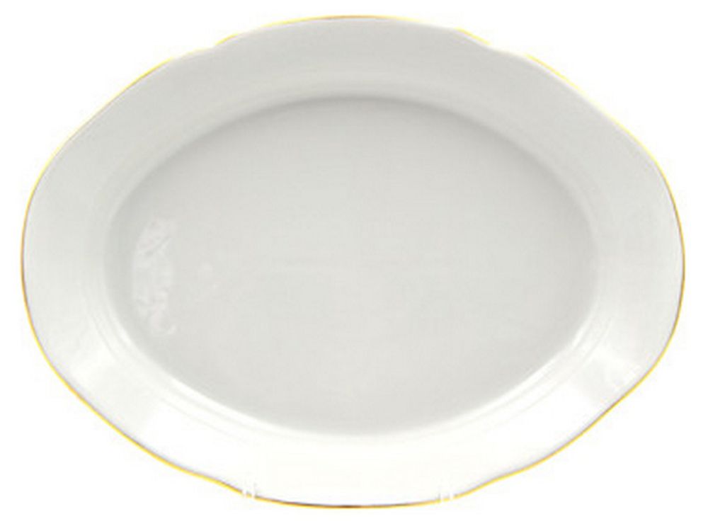 Блюдо овальное "БЕЗ ДЕКОЛИ (Идиллия)" 33 см, Беларусь.