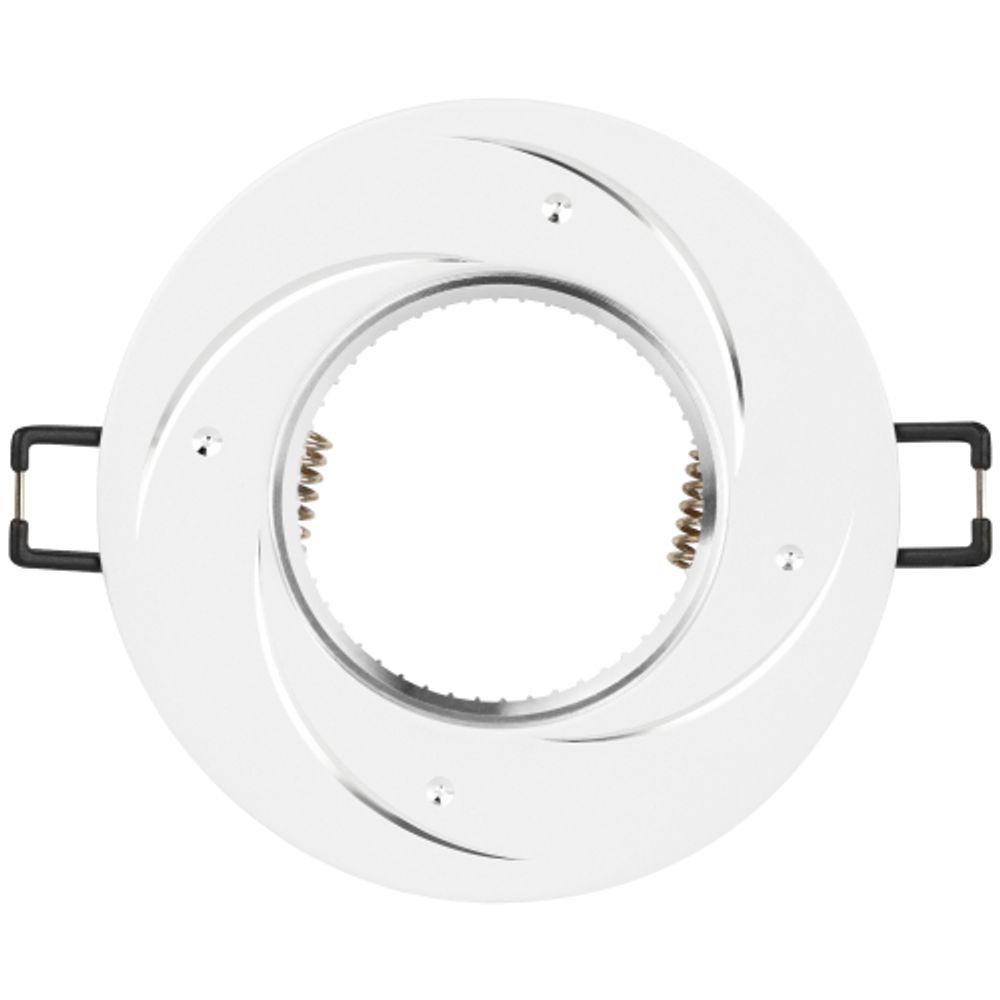 Светильник встраиваемый алюминиевый ЭРА KL43 WH/1 под лампу MR16 GU5.3 белый