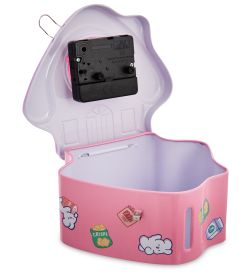 BX- 89/2 Метал. копилка с часами «Домик»