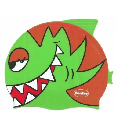 Шапочка для плавания силиконовая детская Fashy 3048