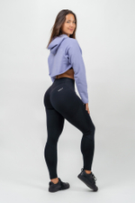 Кофта DESIGNER CROPPED HOODIE GYM TIME 259 Лиловая